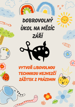 Dobrovolný úkol na měsíc září 