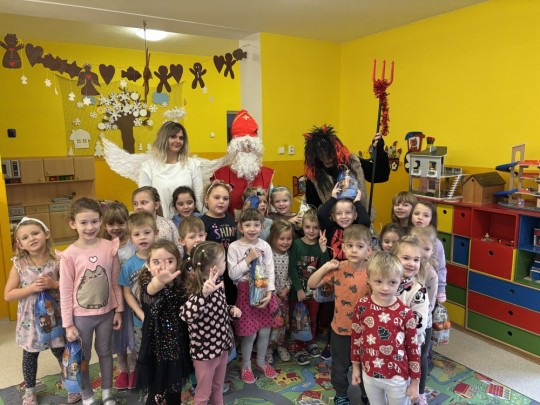 Návštěva Mikuláše, čerta a anděla